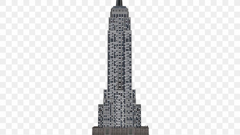 Empire State Building Skyscraper Icon, PNG, 1280x720px, Empire State Building, Black And White, Building, Computer Software, Drawing Download Free