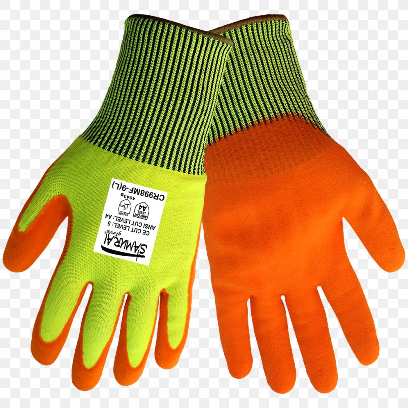 Global Glove And Safety Manufacturing. Inc. Cut-resistant Gloves High-visibility Clothing Nitrile, PNG, 1000x1000px, Cutresistant Gloves, Aramid, Bicycle Glove, Coat, Cycling Glove Download Free