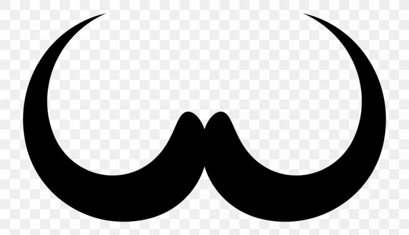 Moustache Clip Art, PNG, 1000x576px, Moustache, Black, Black And White, Crescent, Eye Download Free