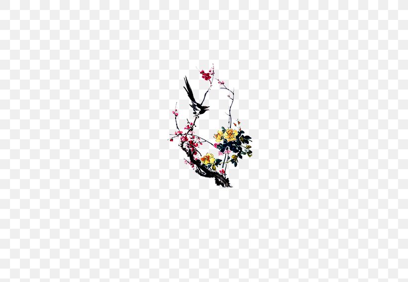 U756bu8377u82b1 Bird-and-flower Painting Ink Wash Painting, PNG, 567x567px, Birdandflower Painting, Art, Flower, Gongbi, Google Images Download Free