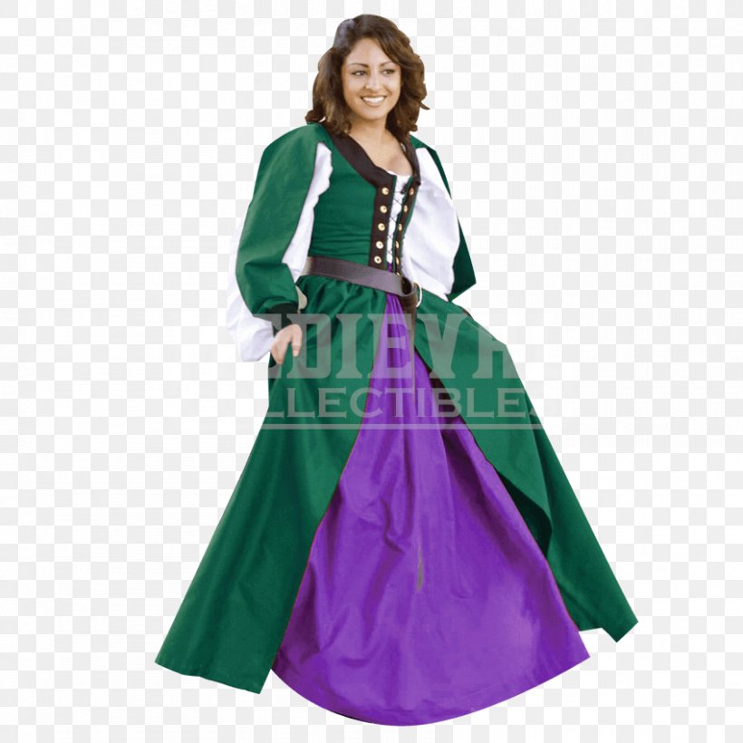 Costume Middle Ages English Medieval Clothing Dress, PNG, 850x850px, Costume, Ball Gown, Celts, Cloak, Clothing Download Free