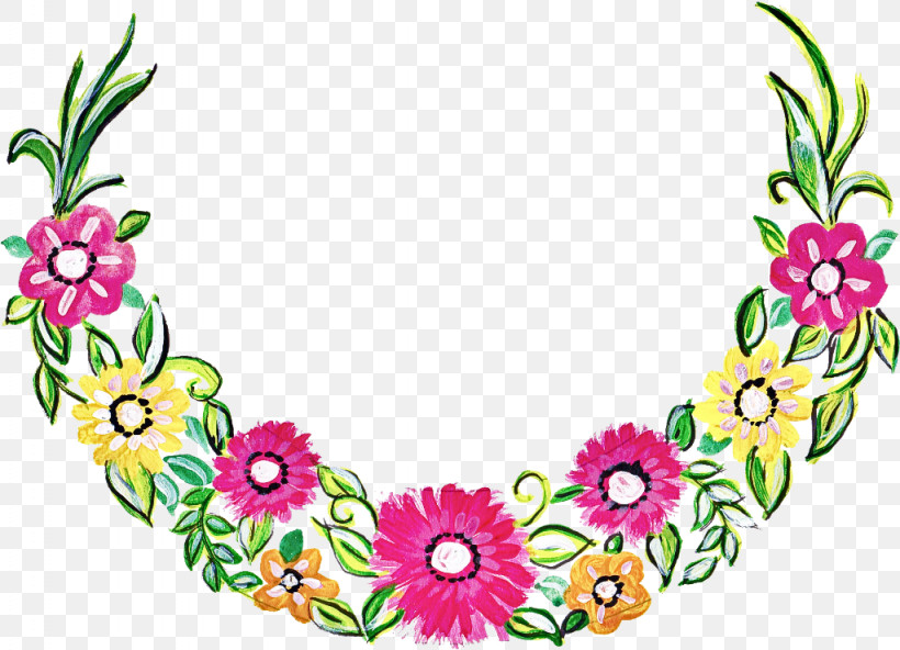 Floral Design, PNG, 1024x740px, Pink, Floral Design, Flower, Lei, Magenta Download Free