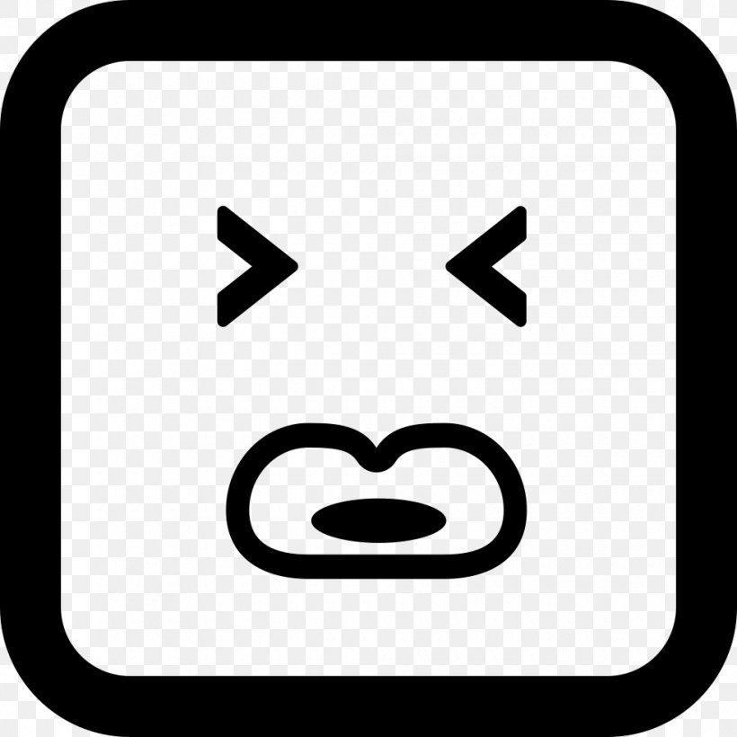 Emoticon Symbol, PNG, 980x980px, Emoticon, Area, Black And White, Checklist, Face Download Free