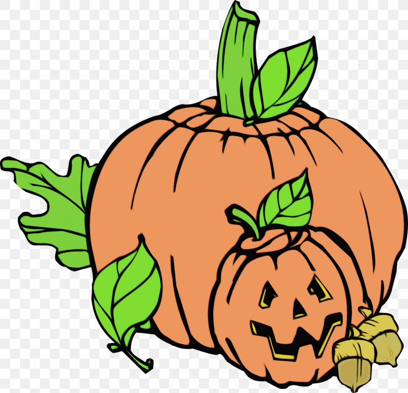 Pumpkin, PNG, 1280x1232px, Watercolor, Calabaza, Cucurbita, Fruit, Leaf Download Free