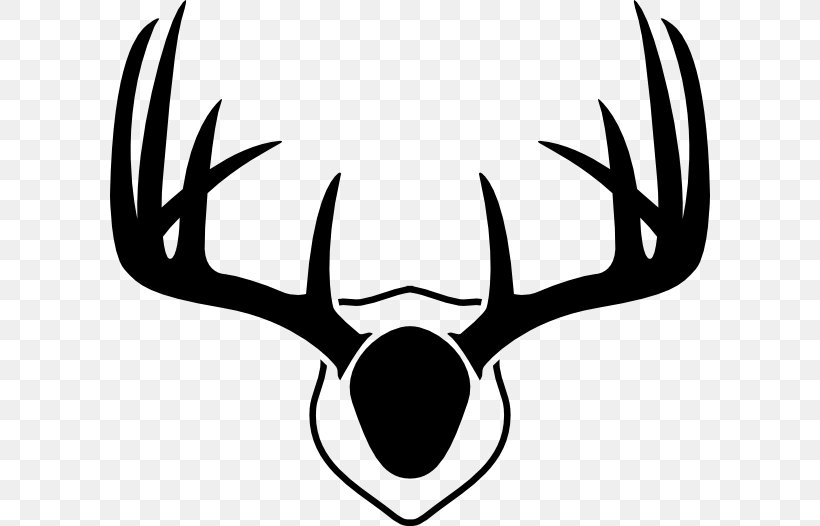 White-tailed Deer Elk Reindeer Red Deer, PNG, 600x526px, Deer, Antler, Black And White, Drawing, Elk Download Free
