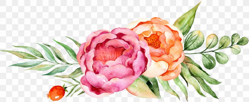 Clip Art Watercolor Painting Floral Design Illustration, PNG, 1689x694px, Watercolor Painting, Art, Botany, Cactus, Chinese Peony Download Free