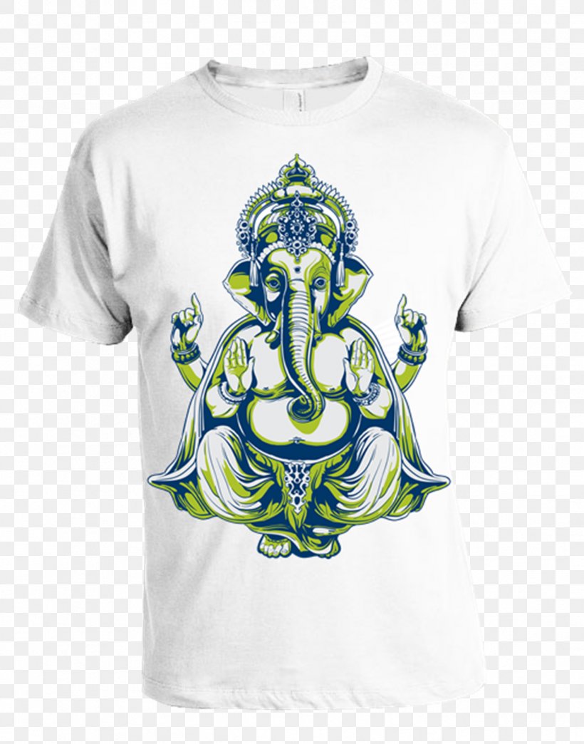 Ganesha Sleeve Tattoo Flash Body Art, PNG, 1299x1655px, Ganesha, Active Shirt, Body Art, Brand, Chintamani Temple Theur Download Free