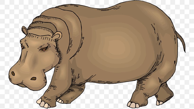 animated hippo clipart free