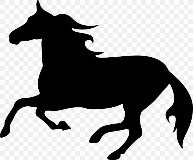 Horse Silhouette Equestrian Drawing Clip Art, PNG, 981x812px, Horse, Black And White, Bridle, Colt, Drawing Download Free