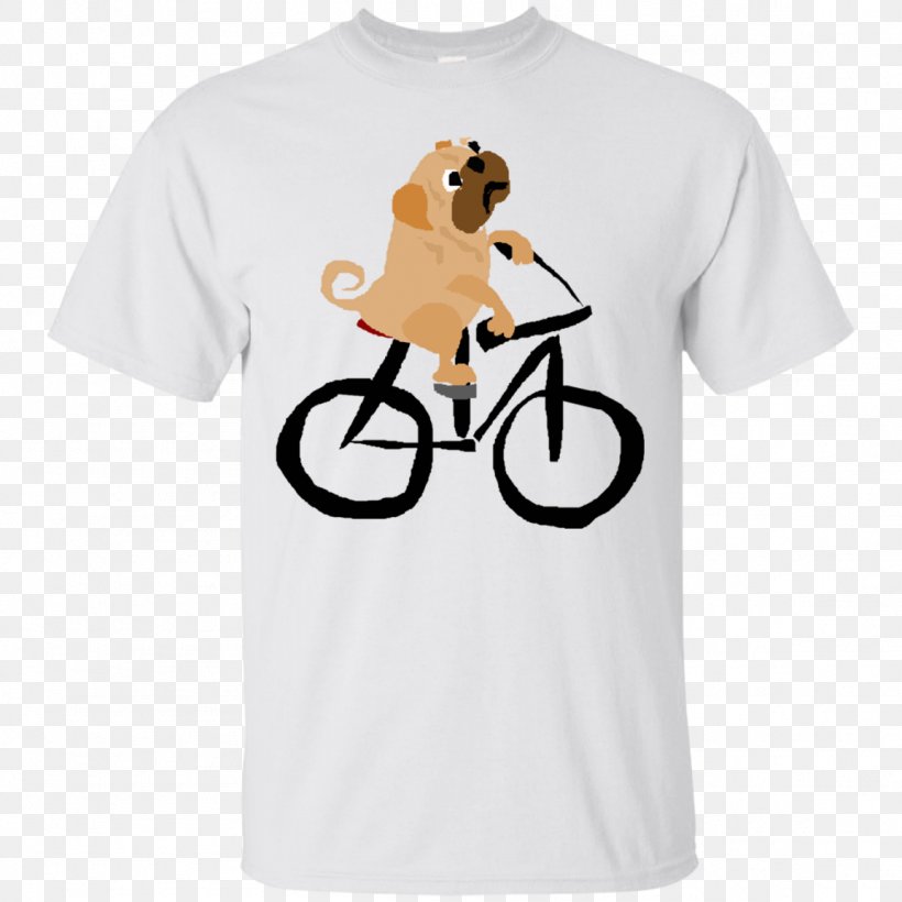 Pug T-shirt Puppy Hoodie Clothing, PNG, 1155x1155px, Pug, Active Shirt, Bicycle, Carnivoran, Clothing Download Free