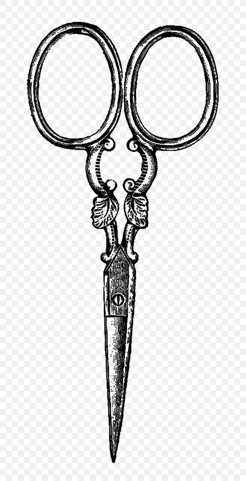 Scissors Drawing Clip Art, PNG, 733x1600px, Scissors, Art, Black And White, Blog, Body Jewelry Download Free