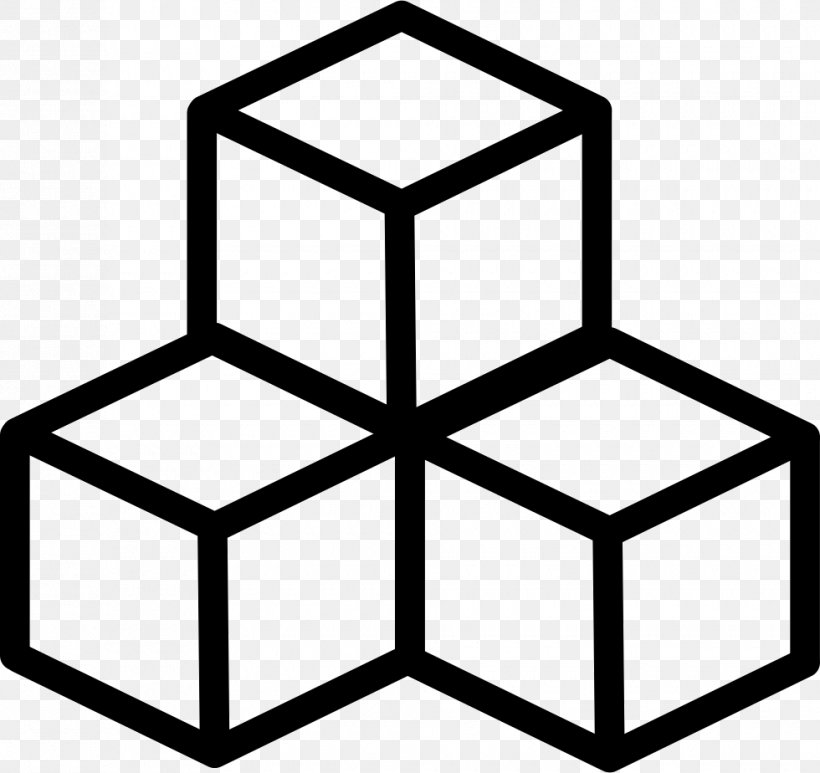 Cube Icon Design Icon, PNG, 980x924px, Cube, Area, Black And White, Box, Icon Design Download Free