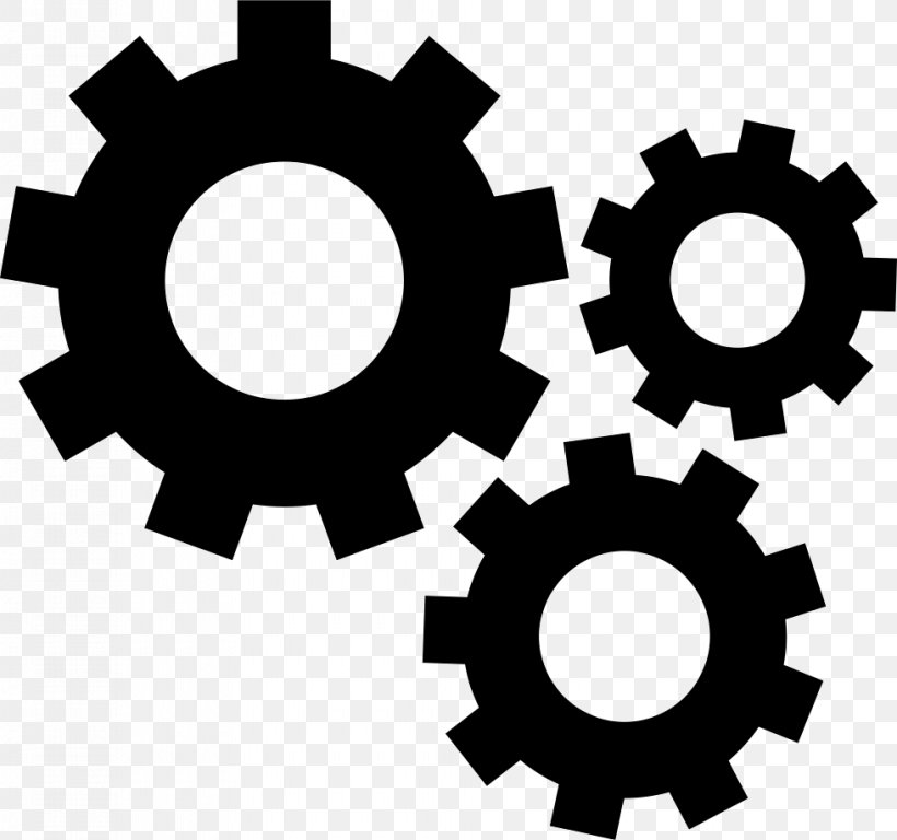 Gear Mechanical Engineering Clip Art, PNG, 980x918px, Gear, Black And White, Engineering, Hardware, Hardware Accessory Download Free