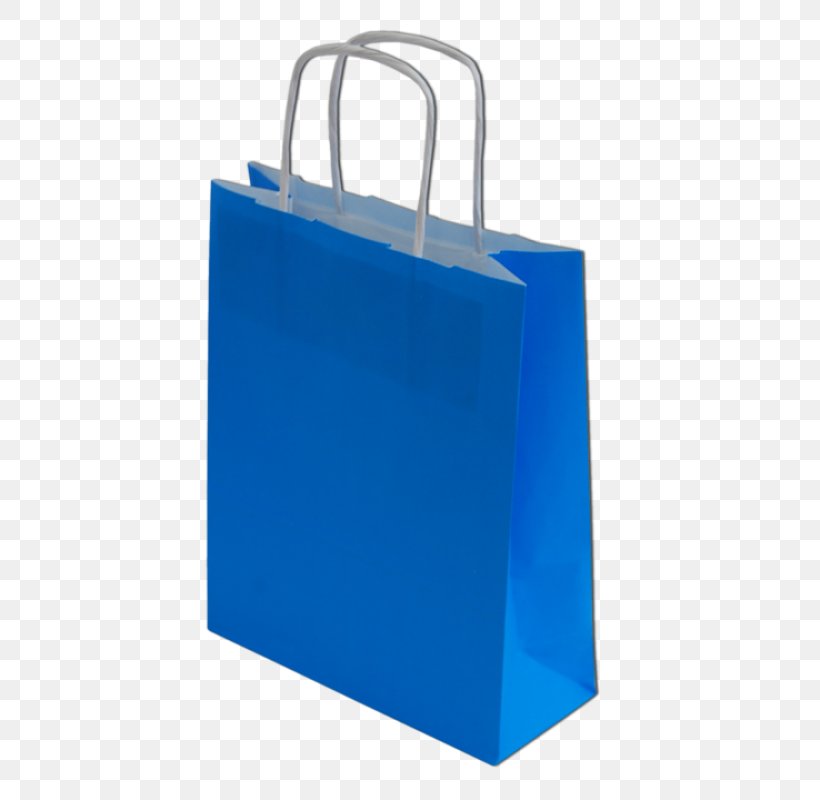 Shopping Bags & Trolleys Paper Packaging And Labeling, PNG, 800x800px, Shopping Bags Trolleys, Bag, Blue, Cobalt Blue, Electric Blue Download Free