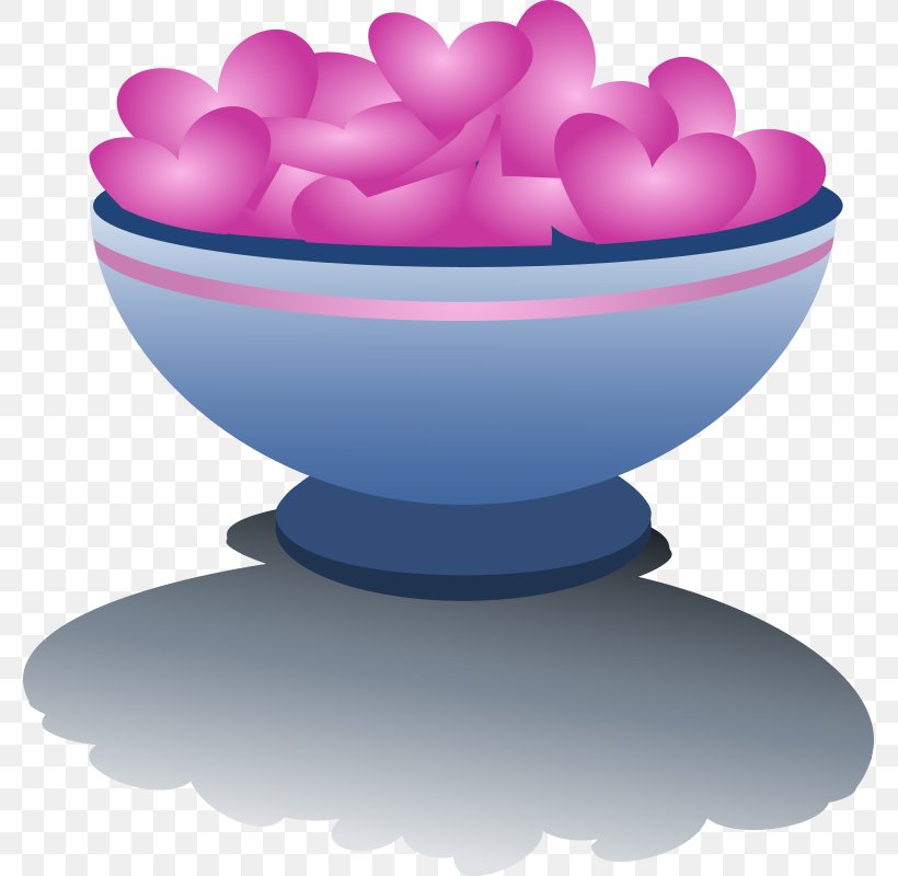 Valentine's Day Bowl Heart Clip Art, PNG, 777x800px, Valentine S Day, Bowl, Candy, Heart, Love Download Free