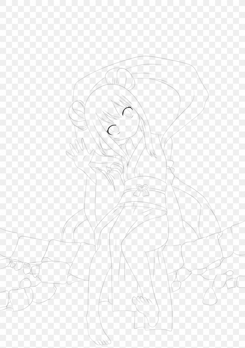 Wendy Marvell Black And White Line Art Juvia Lockser Sketch, PNG, 1024x1454px, Watercolor, Cartoon, Flower, Frame, Heart Download Free