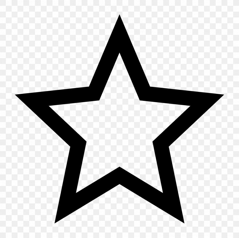 Clip Art, PNG, 1600x1600px, Star, Area, Black And White, Cdr, Shape Download Free
