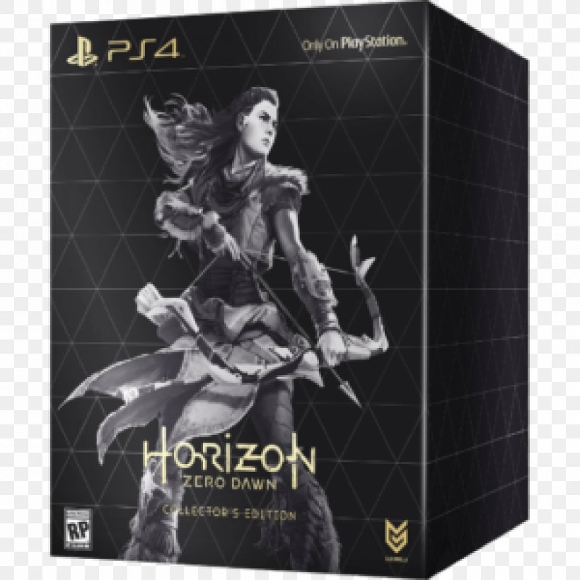 Horizon Zero Dawn The Legend Of Zelda: Collector's Edition PlayStation 4 ARK: Survival Evolved Video Game, PNG, 900x900px, Horizon Zero Dawn, Aloy, Ark Survival Evolved, Black And White, Electronic Entertainment Expo 2015 Download Free