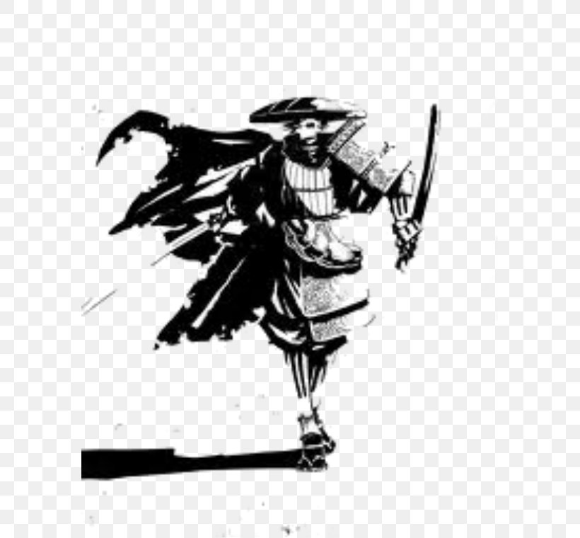 Samurai Art Drawing Japan Rōnin, PNG, 591x760px, Samurai, Armour, Art, Black And White, Costume Design Download Free