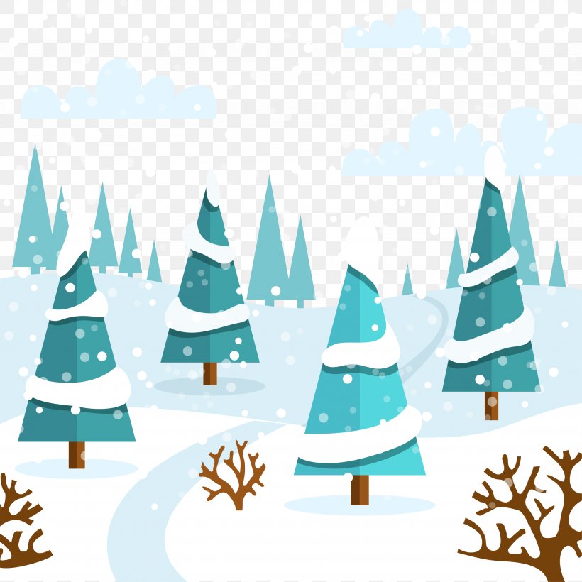 Snow Winter Euclidean Vector, PNG, 2869x2869px, Snow, Aqua, Biok Plus International, Christmas, Christmas Decoration Download Free