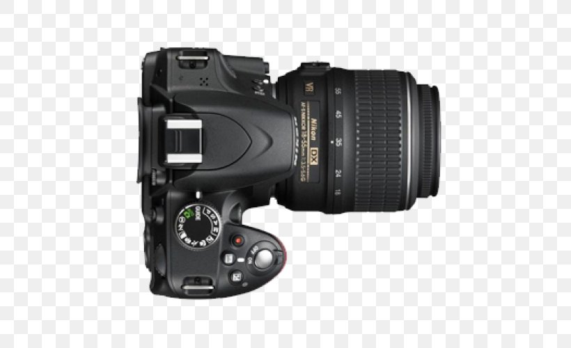 Digital SLR Nikon D3100 Nikon D5200 Nikon D3200 Nikon D5100, PNG, 500x500px, Digital Slr, Camera, Camera Accessory, Camera Lens, Cameras Optics Download Free