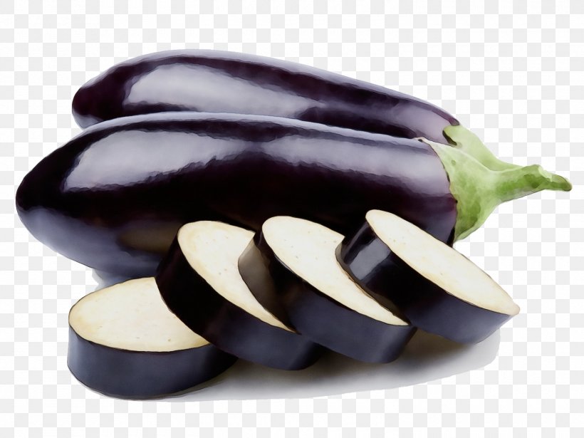 Eggplant Vegetable Purple Violet Food, PNG, 1500x1125px, Watercolor, Eggplant, Food, Paint, Plant Download Free