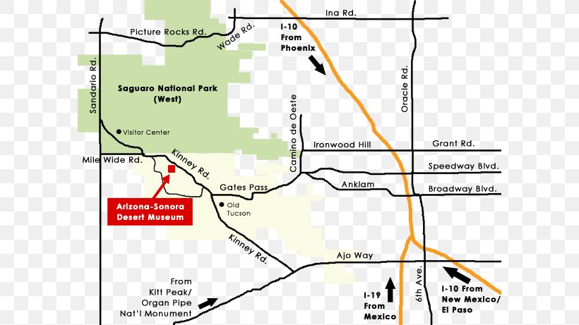 Arizona-Sonora Desert Museum Map Oatman Colonial Williamsburg Historic Area, PNG, 600x461px, Arizonasonora Desert Museum, Area, Arizona, Desert, Diagram Download Free