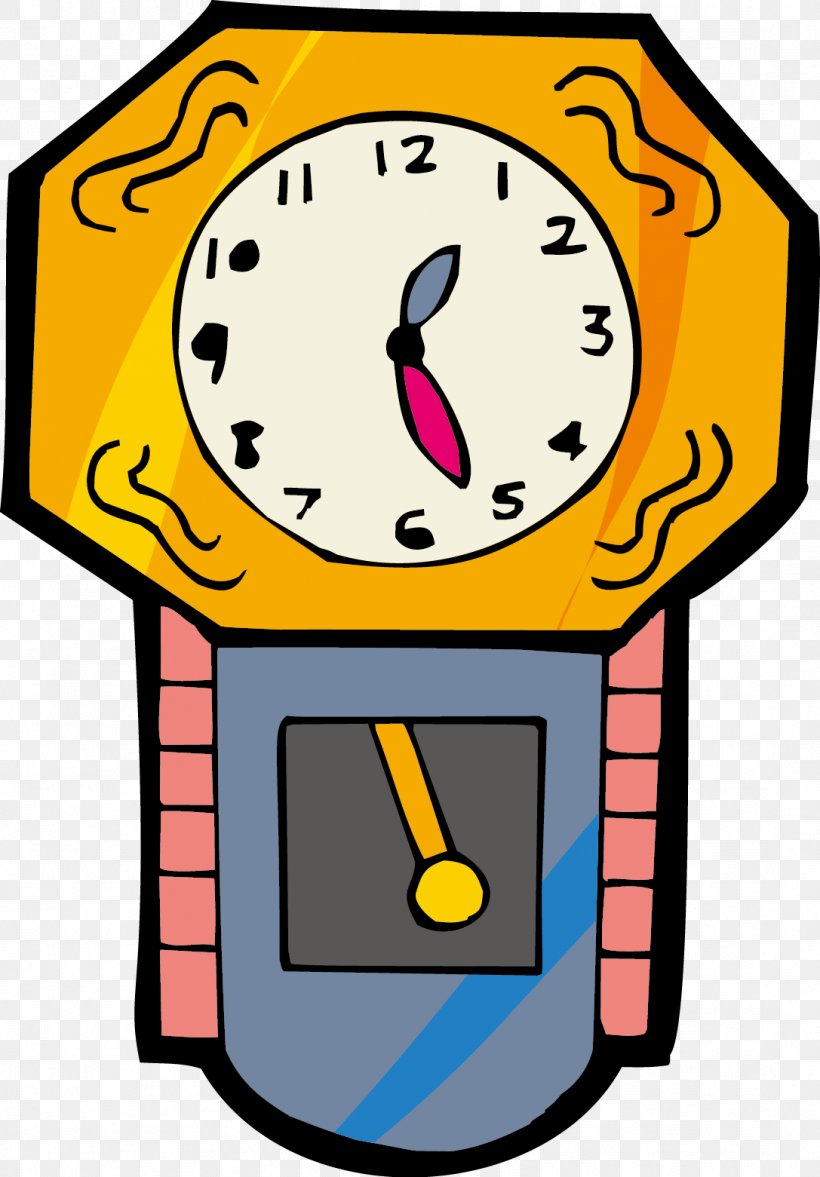 Clock Cartoon Clip Art, PNG, 1087x1561px, Clock, Area, Cartoon, Home Appliance, Household Goods Download Free