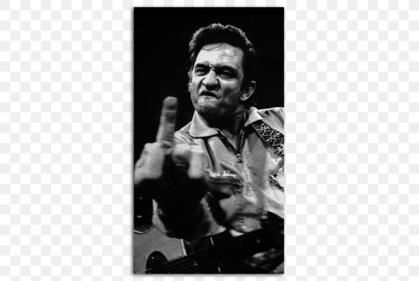 Johnny Cash Middle Finger The Finger At San Quentin Wallpaper, PNG, 485x550px, Watercolor, Cartoon, Flower, Frame, Heart Download Free