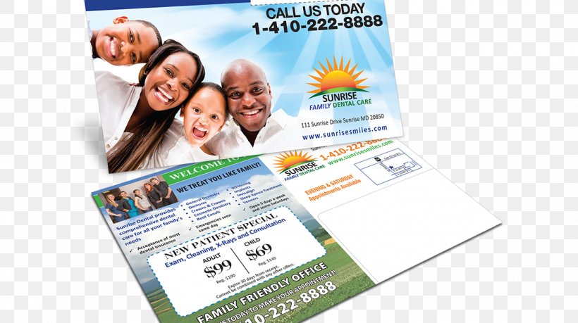 Advertising Post Cards Dentistry Mail, PNG, 1125x630px, Advertising, Brand, Brochure, Competition, Dental Implant Download Free