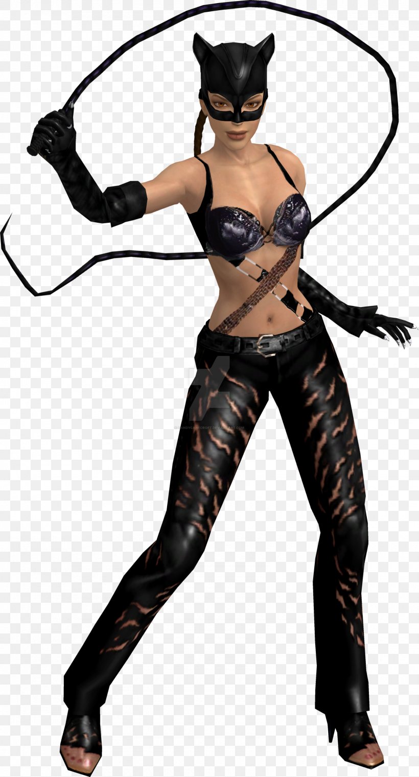 Catwoman Batman: Arkham Knight Lara Croft Film, PNG, 1600x2969px, Watercolor, Cartoon, Flower, Frame, Heart Download Free