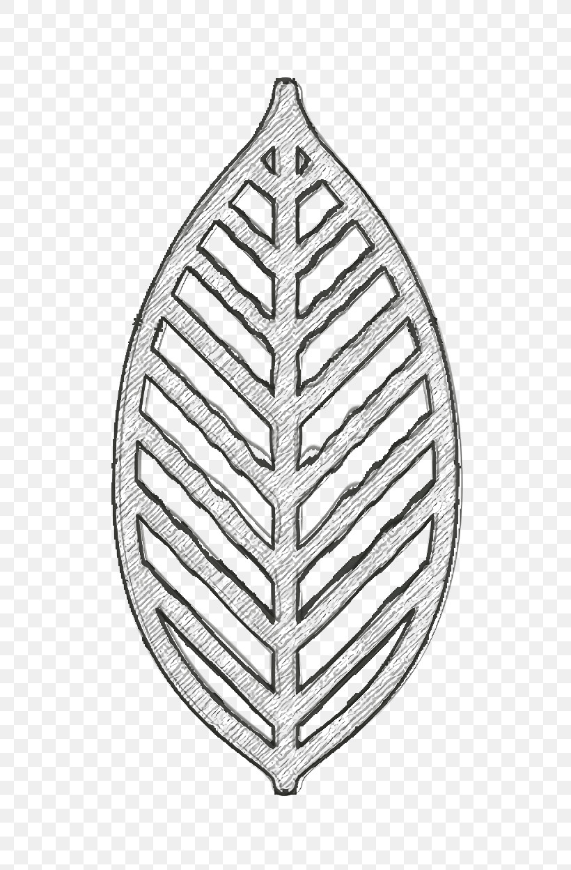 Rounded Leaves Icon Leaf Icon Linden Icon, PNG, 628x1248px, Leaf Icon, Black, Black And White, Geometry, Line Download Free