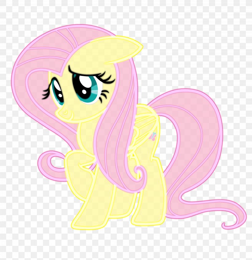 Fluttershy Pony Pinkie Pie Twilight Sparkle Rainbow Dash, PNG, 5873x6062px, Watercolor, Cartoon, Flower, Frame, Heart Download Free