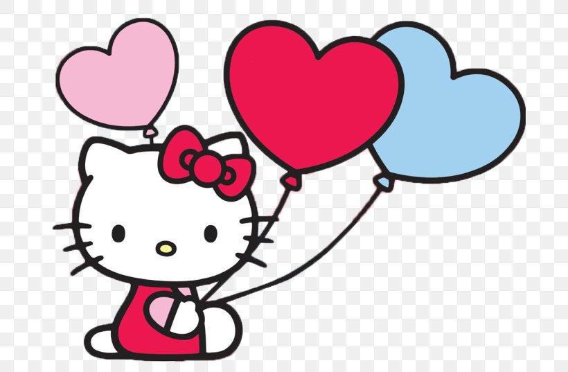 Hello Kitty Online Clip Art, PNG, 699x537px, Watercolor, Cartoon, Flower, Frame, Heart Download Free