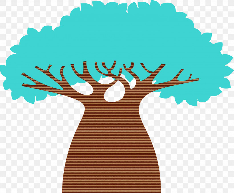 Teal M-tree Line Meter Tree, PNG, 3000x2474px, Abstract Tree, Cartoon Tree, Line, Meter, Mtree Download Free