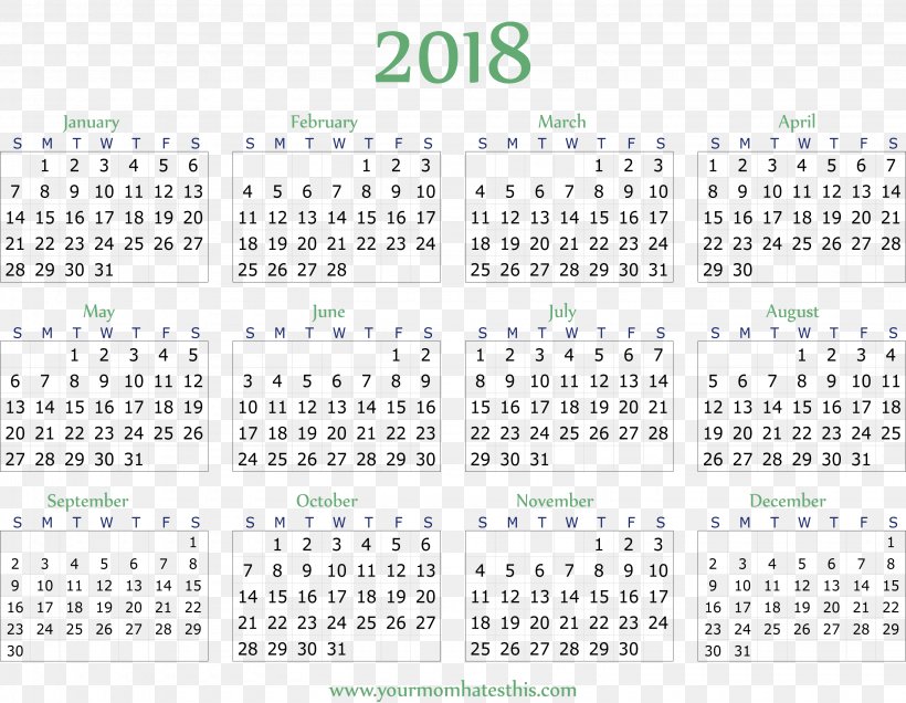 Calendar 0 Year Month 1, PNG, 3070x2384px, 2017, 2018, 2019, Calendar, Area Download Free