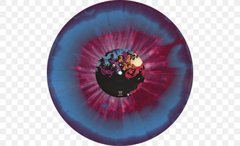 Semi Hendrix Breakfast At Banksy's Phonograph Record Magenta Purple, PNG, 500x500px, Semi Hendrix, Color, Eye, Flower, Hypnosis Sessions Download Free