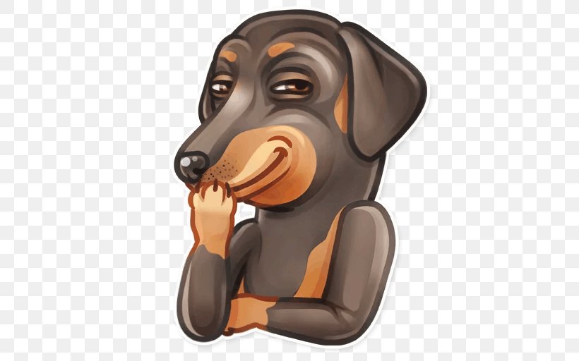 Dog Breed Snout Telegram Sticker, PNG, 512x512px, Dog Breed, Animal, Breed, Carnivoran, Cartoon Download Free