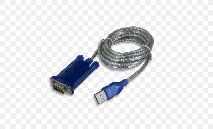 Serial Cable USB Adapter Serial Port, PNG, 500x500px, Serial Cable, Adapter, Cable, Computer Port, Data Transfer Cable Download Free