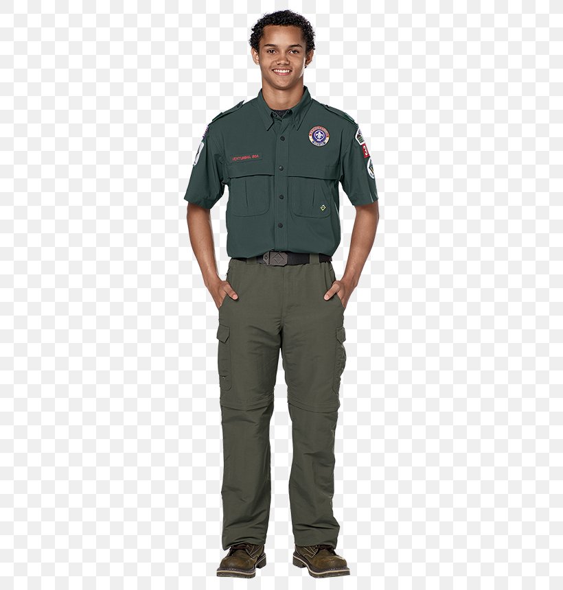 T-shirt Venturing Uniform And Insignia Of The Boy Scouts Of America, PNG, 317x860px, Tshirt, Boy Scouts Of America, Button, Cub Scout, Cub Scouting Download Free