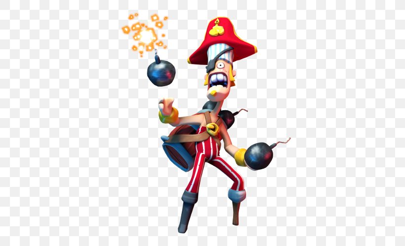 Bomb Plunder Pirates Piracy Looting Weapon Of Mass Destruction, PNG, 500x500px, Bomb, Bomb It, Clown, Figurine, Looting Download Free