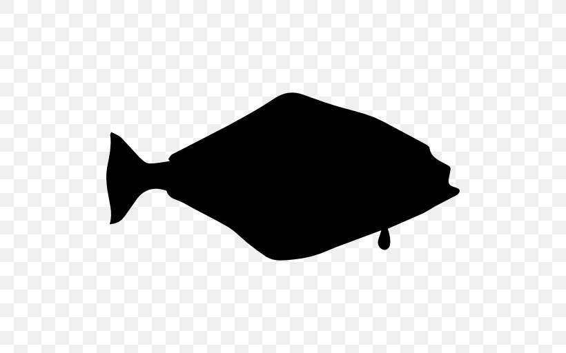 Halibut Fish Shape, PNG, 512x512px, Halibut, Black, Black And White, Fish, Fish Stock Download Free