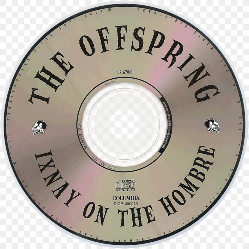 Ixnay On The Hombre Compact Disc The Offspring Me & My Old Lady Cool To Hate, PNG, 1000x1000px, Ixnay On The Hombre, Album, Aphorism, Carpe Diem, Compact Disc Download Free