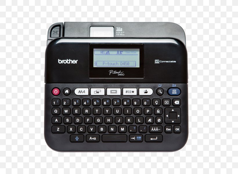 Label Printer Brother Industries Brother P-Touch, PNG, 600x600px, Label Printer, Adapter, Brother Industries, Brother Ptouch, Desktop Computers Download Free