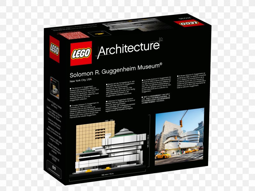 LEGO 21035 Architecture Solomon R. Guggenheim Museum, PNG, 2400x1800px, Solomon R Guggenheim Museum, Architecture, Building, Construction Set, Frank Lloyd Wright Download Free