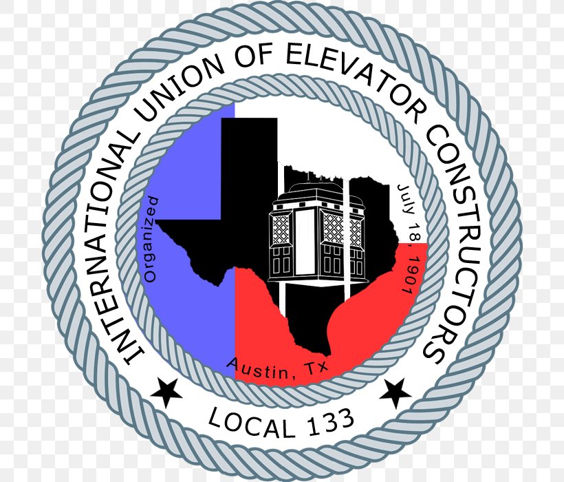 International Union Of Elevator Constructors Organization IUEC Local 133 Trade Union, PNG, 700x700px, Organization, Area, Badge, Brand, Elevator Download Free