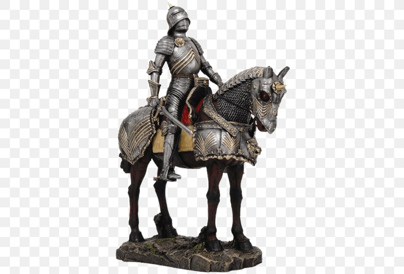 Middle Ages Horse Equestrian Statue Knight Cavalry, PNG, 555x555px, Middle Ages, Armour, Barding, Bronze, Bronze Sculpture Download Free