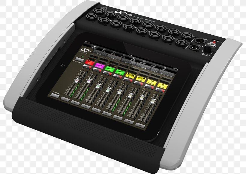 Audio Mixers Microphone Behringer Electronic Musical Instruments, PNG, 800x582px, Audio, Audio Equipment, Audio Mixers, Behringer, Behringer Ix16 Download Free