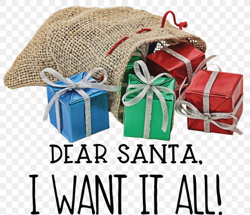 Dear Santa Christmas, PNG, 3000x2579px, Dear Santa, Box, Carolineblue, Christmas, Christmas Day Download Free