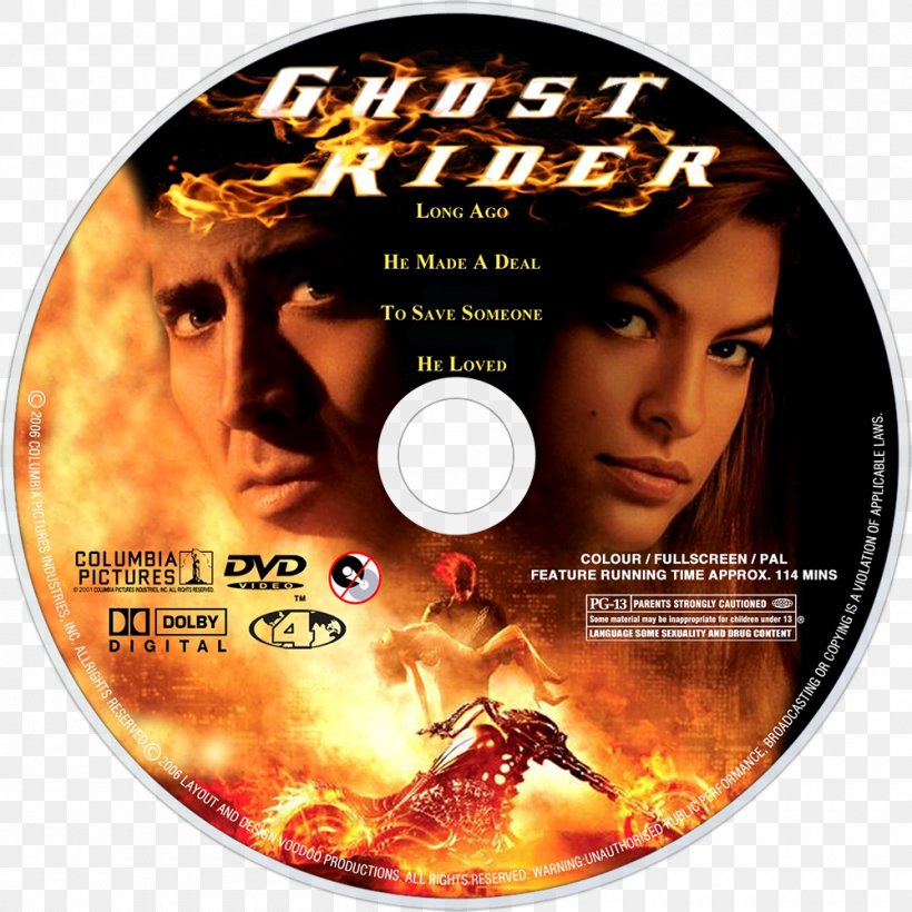 Ghost Rider Johnny Blaze YouTube Film Drama, PNG, 1000x1000px, 2007, Ghost Rider, Album Cover, Ben Affleck, Cinema Download Free